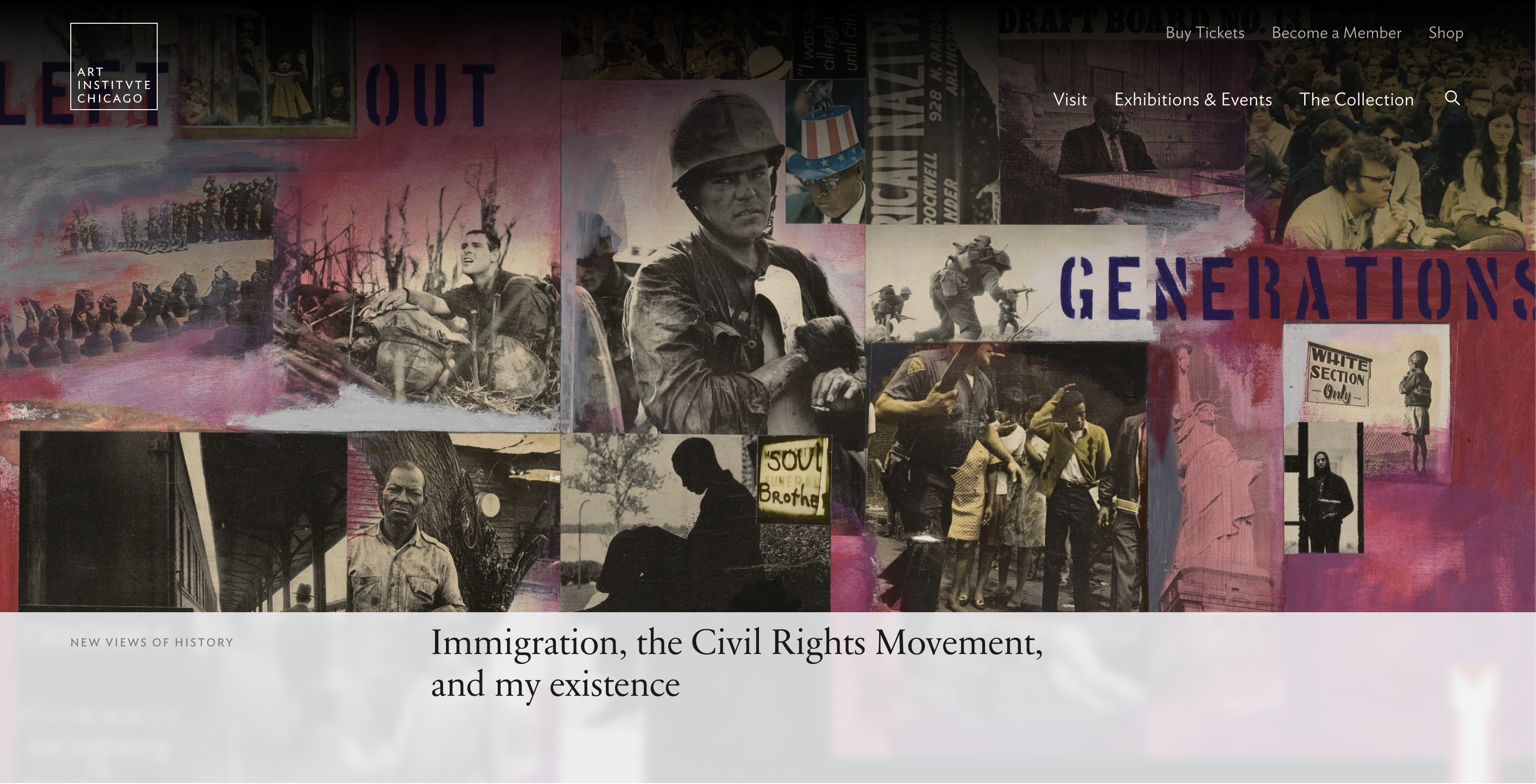 Screenshot of the top of the blog post